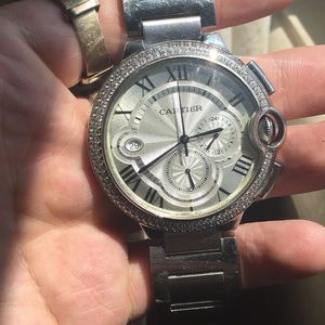 Cartier Ballon de bleu chronograph timepiece